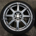 JDM WORK Emotion XC8 17" 4x100 Wheel and Tire Set 